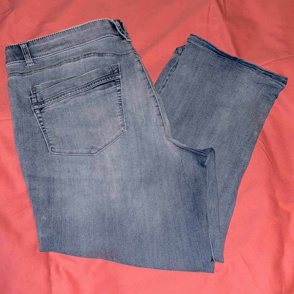 Democracy Straight cropped jeans